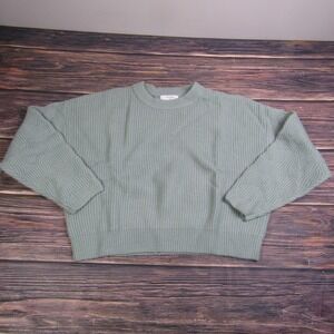 Elodie NEW Womens XL Mint Green Knit Sweater Crewneck Sweatshirt